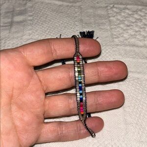 Stella & Dot Autism Awareness Bracelet NWOT Beaded Rainbow colors